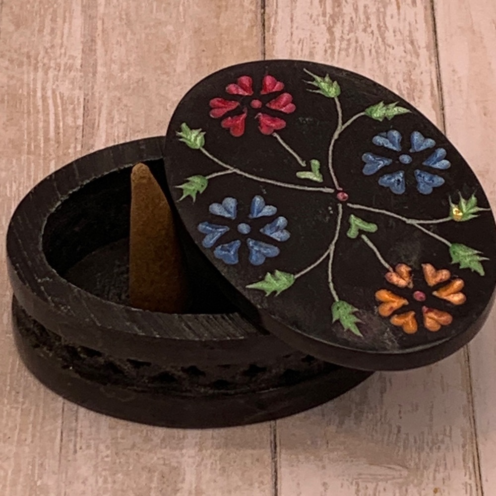 Floral Incense Holder